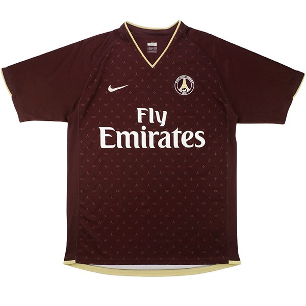 Tailandia Camiseta Paris Saint Germain 2ª Retro 2006 2007 Marron